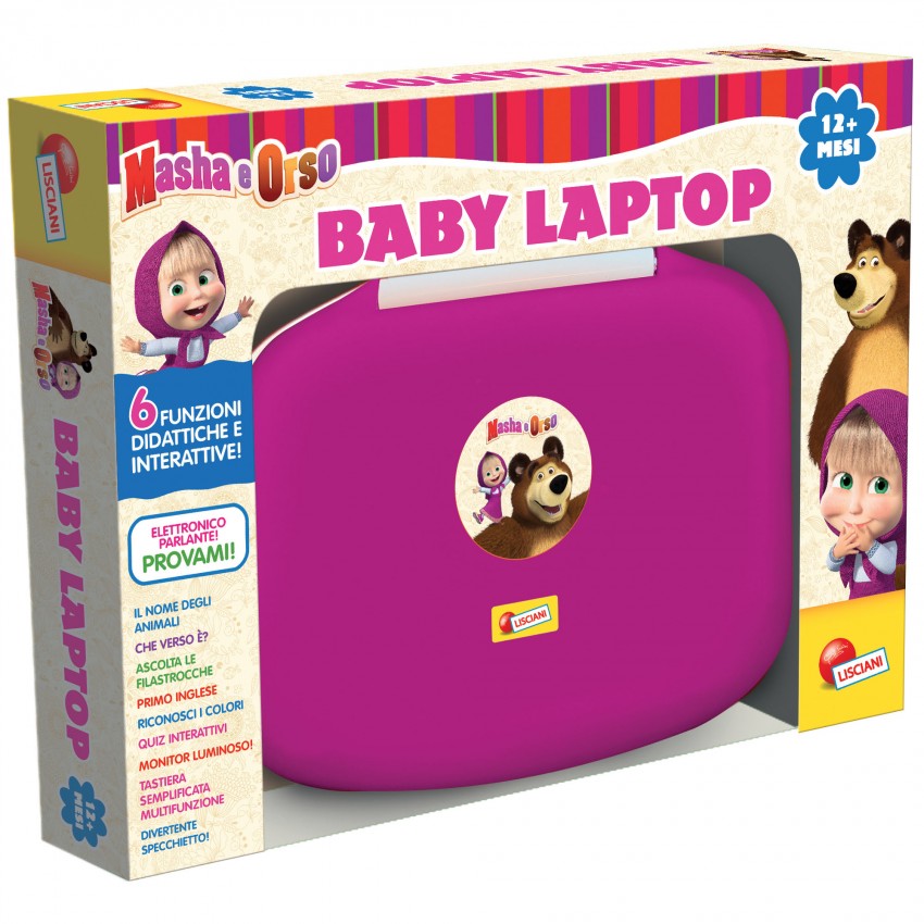 baby laptop MASHA e ORSO baby laptop MASHA e ORSO
